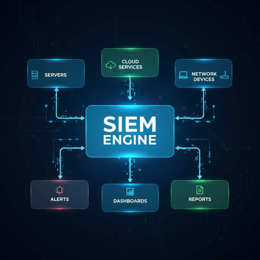 SIEM Architecture Diagram - Invield Security Platform
